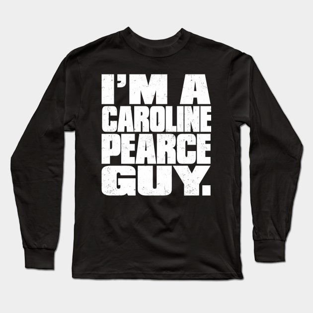 Caroline Pearce Guy Long Sleeve T-Shirt by KDNJ